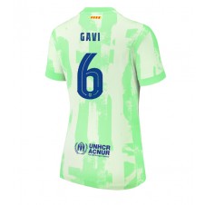 Barcelona Paez Gavi #6 Tredjedrakt Kvinner 2024-25 Kortermet